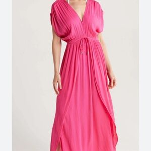 Elan Pink Swim Coverup
